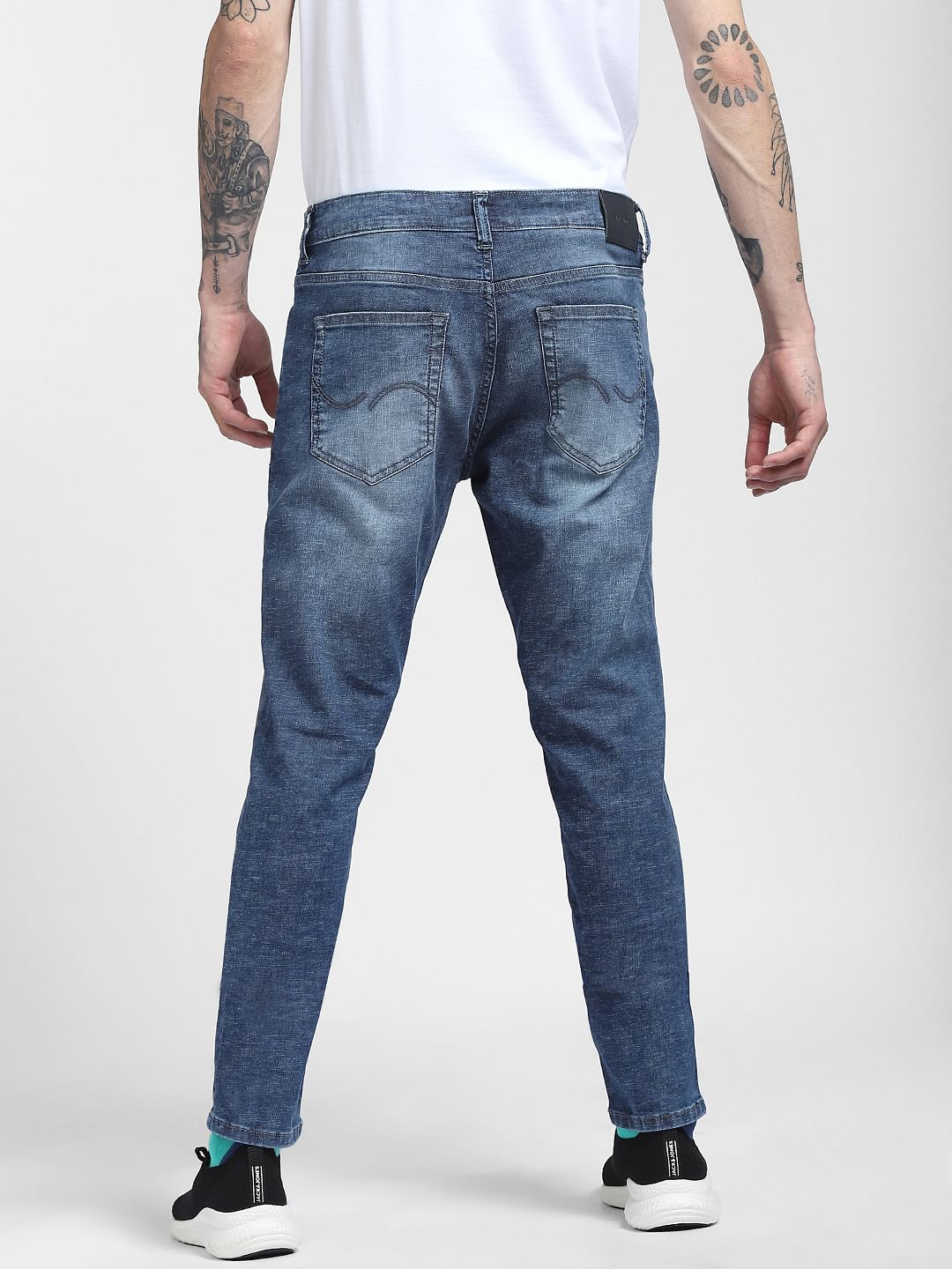 Blue Low Rise Liam Skinny Jeans