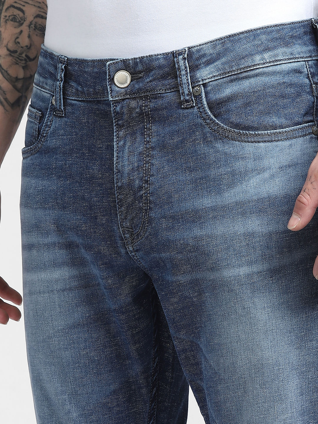 Blue Low Rise Liam Skinny Jeans