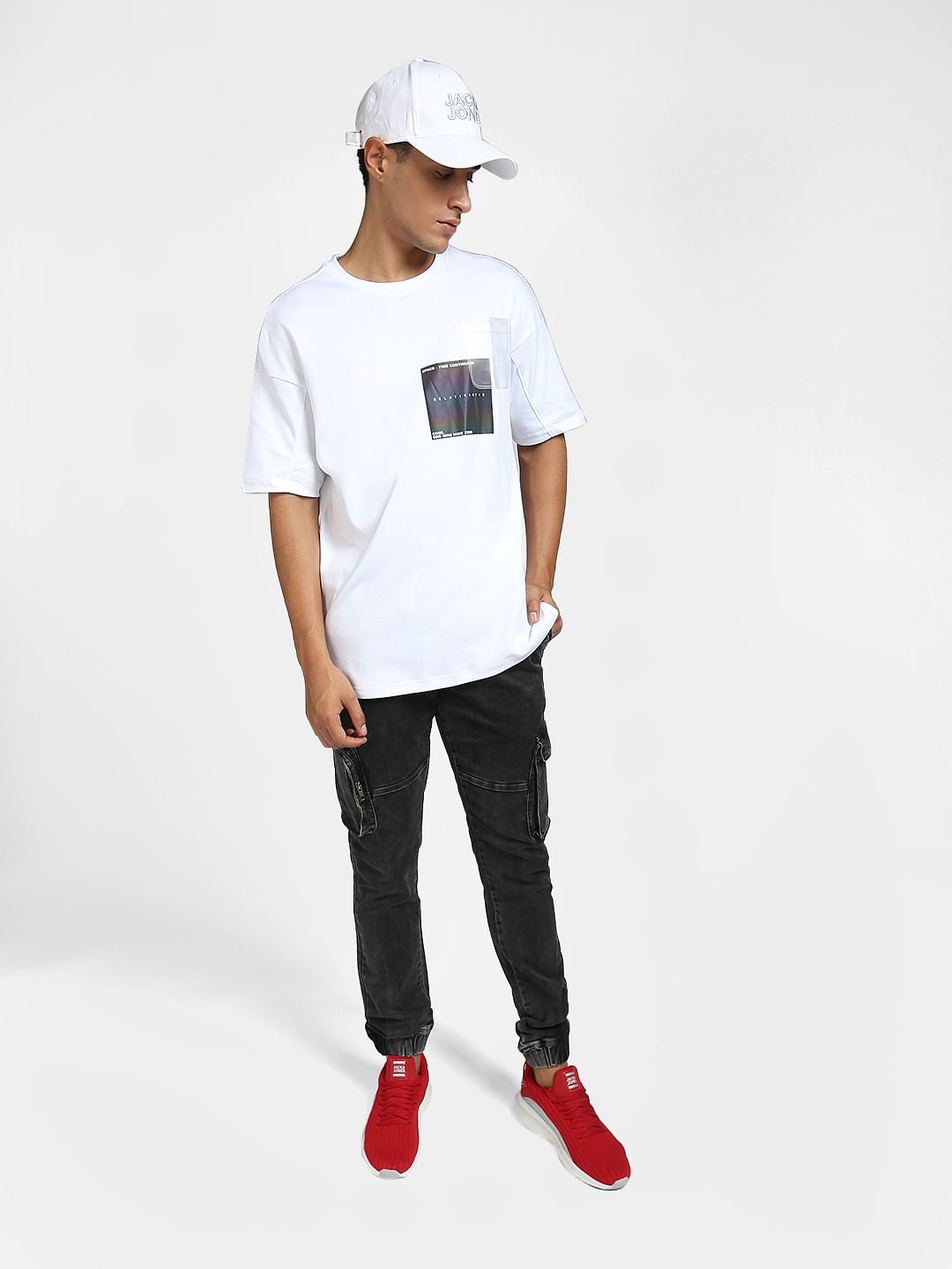 Black Low Rise Simon Anti Fit Jeans - 28/30
