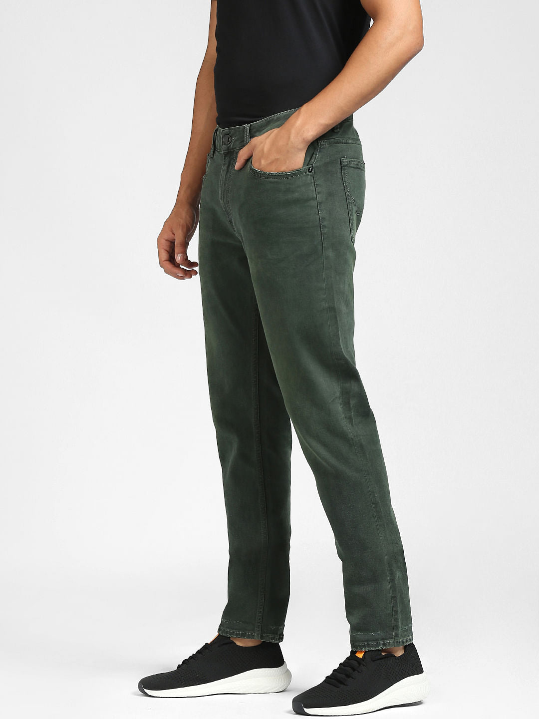 Green Low Rise Ben Skinny Jeans