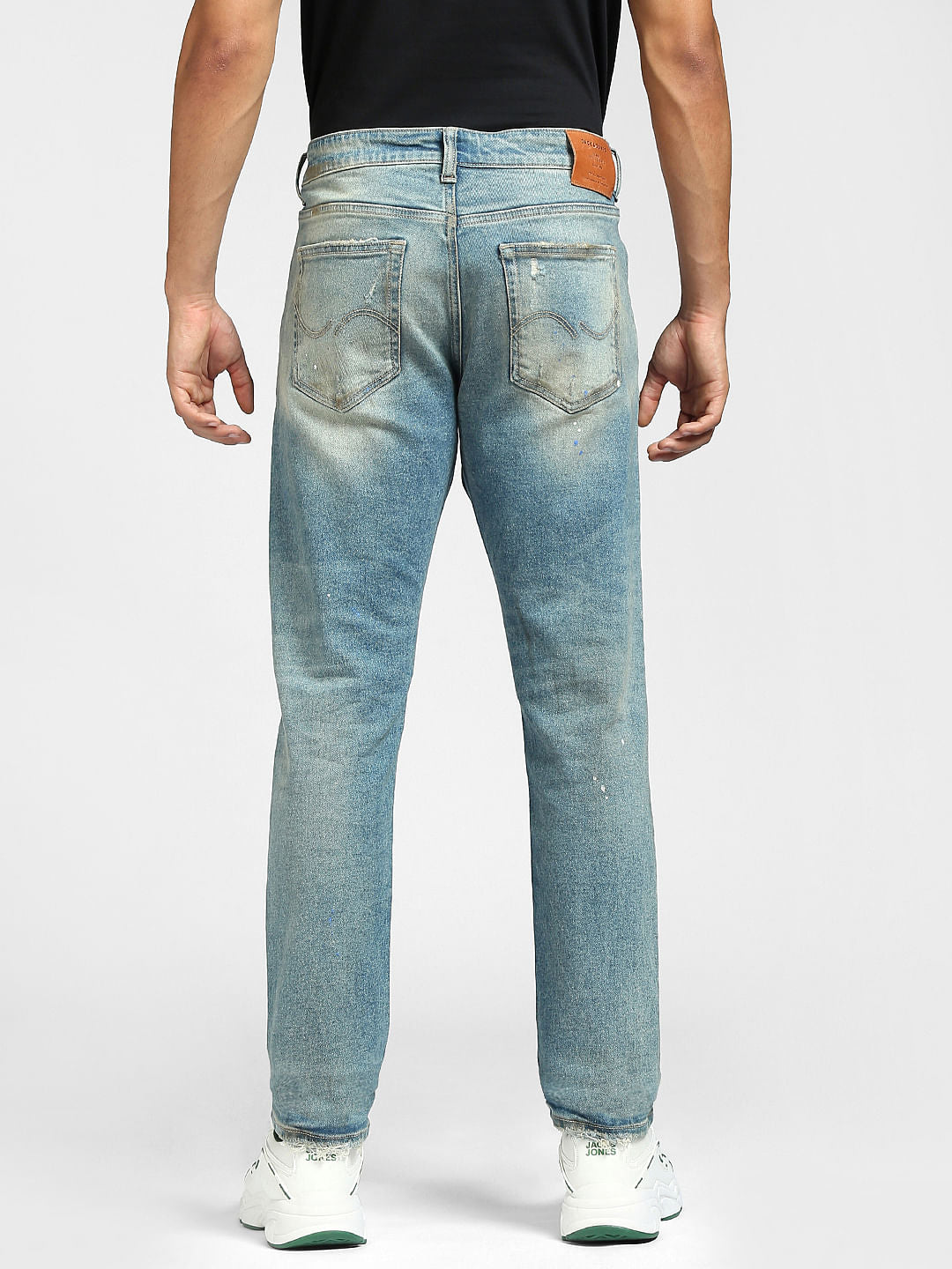 Light Blue Ripped Tim Slim Jeans