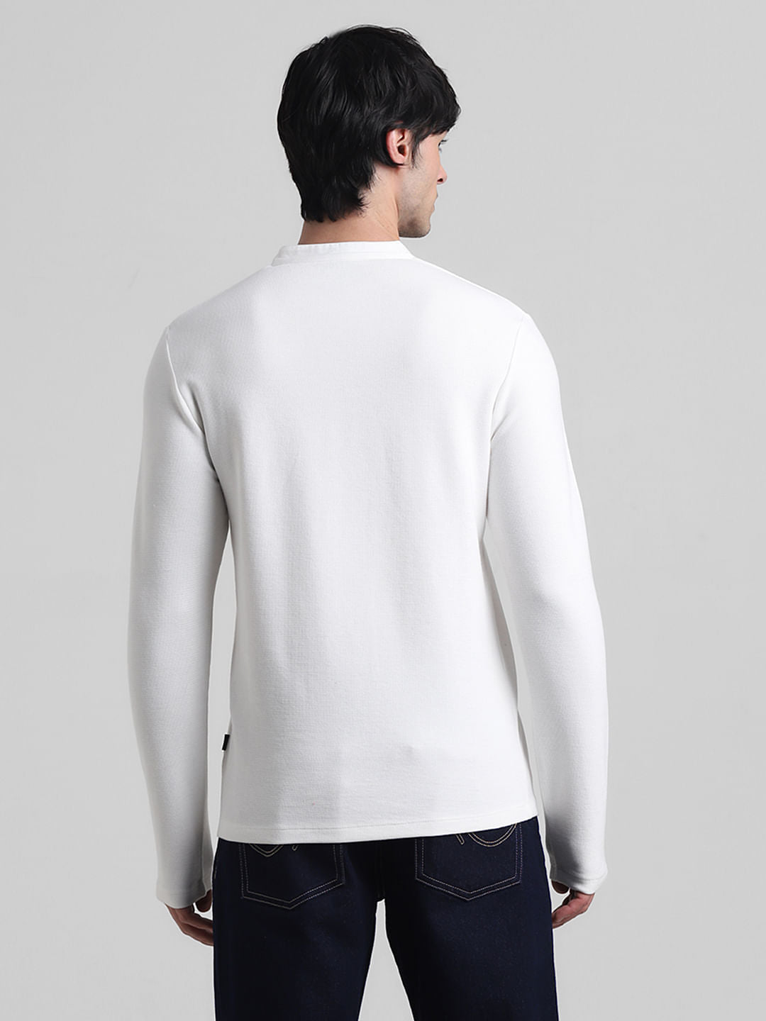 White Henley T-shirt