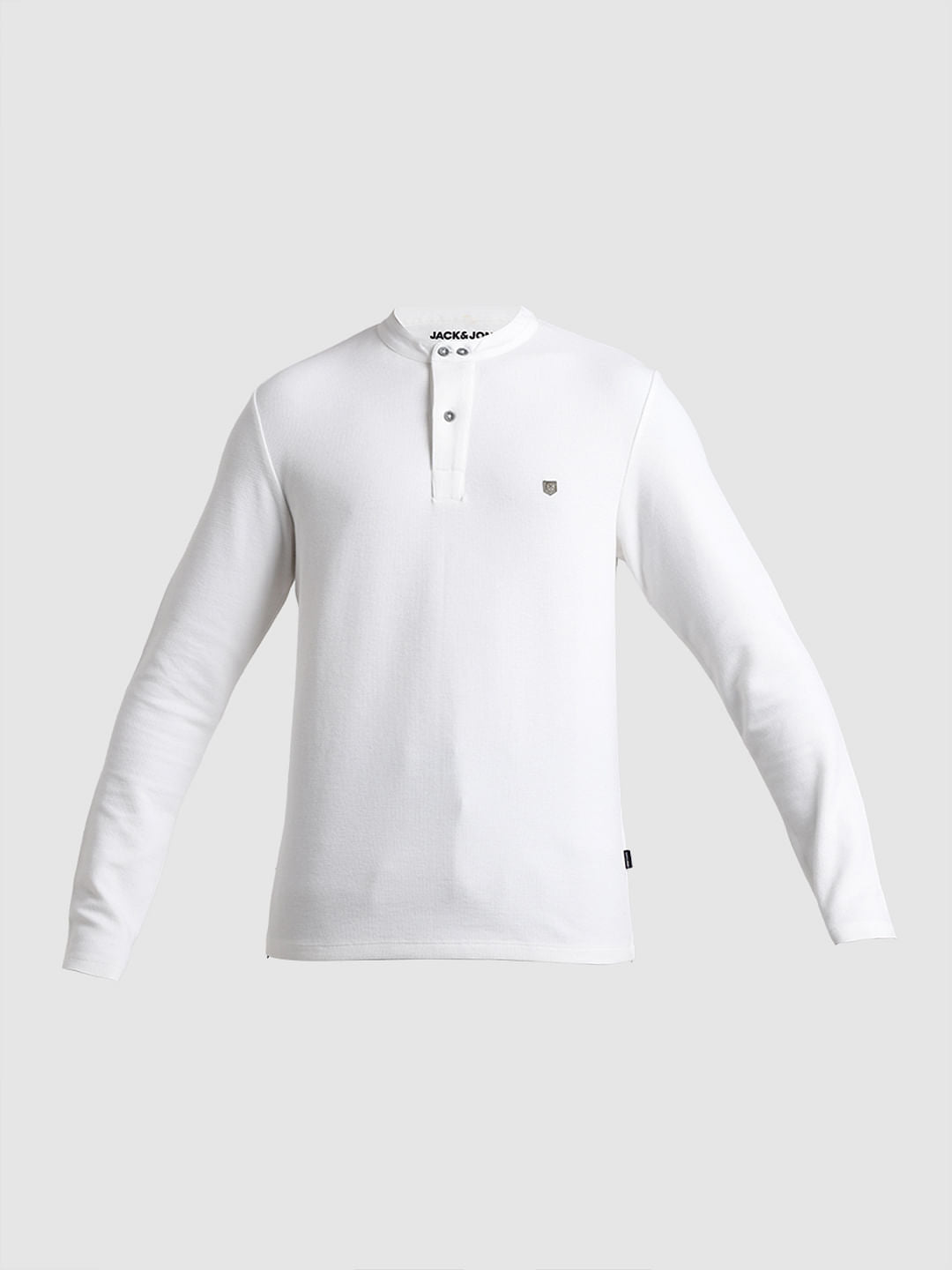 White Henley T-shirt