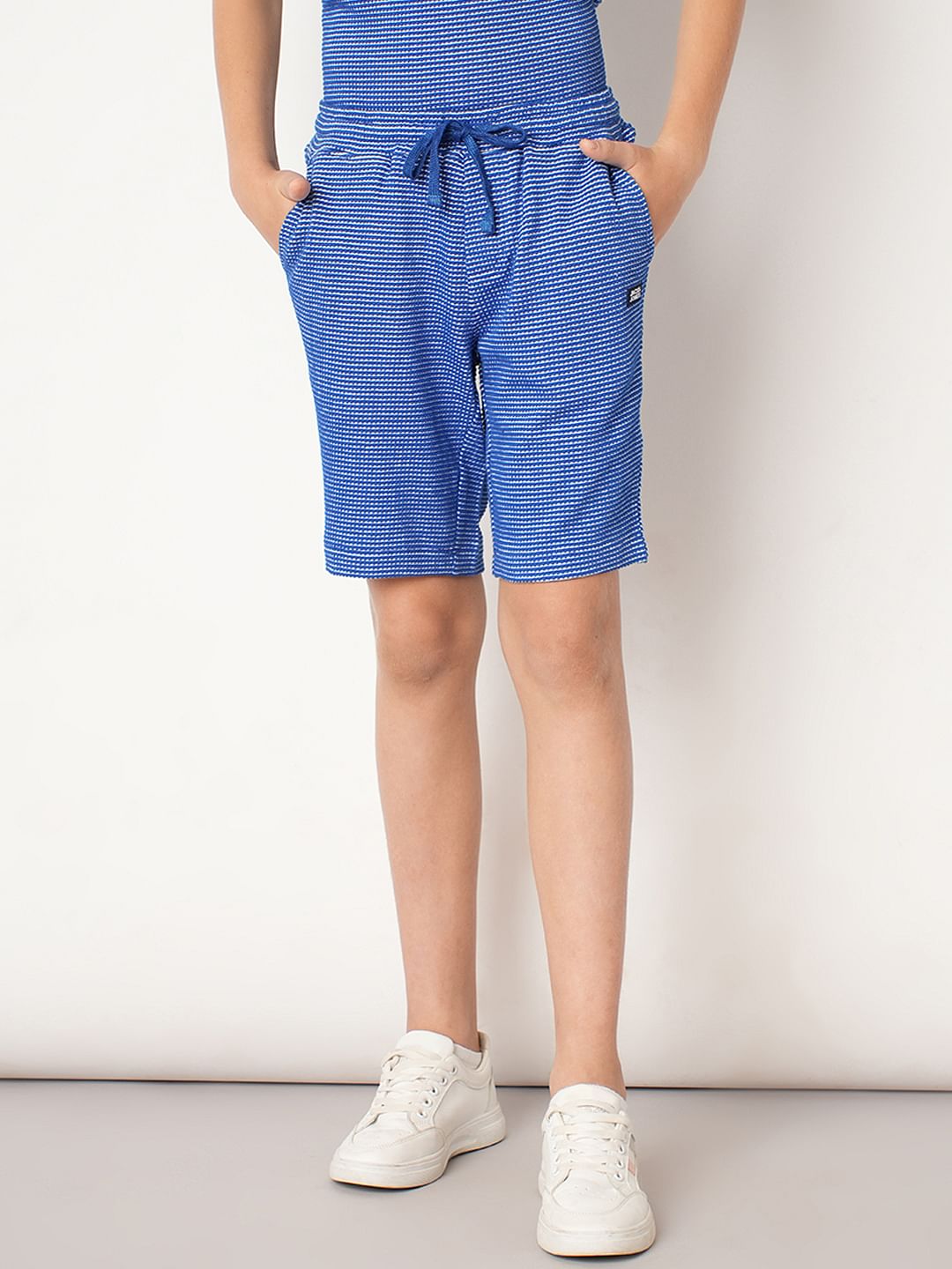 Boys Blue Co-ord Set Shorts