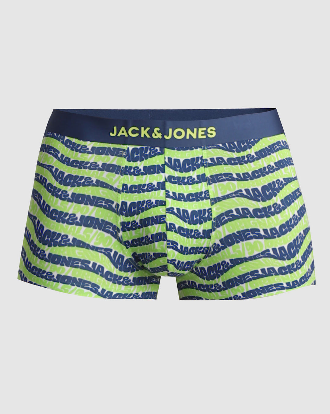 Green Printed Trunks