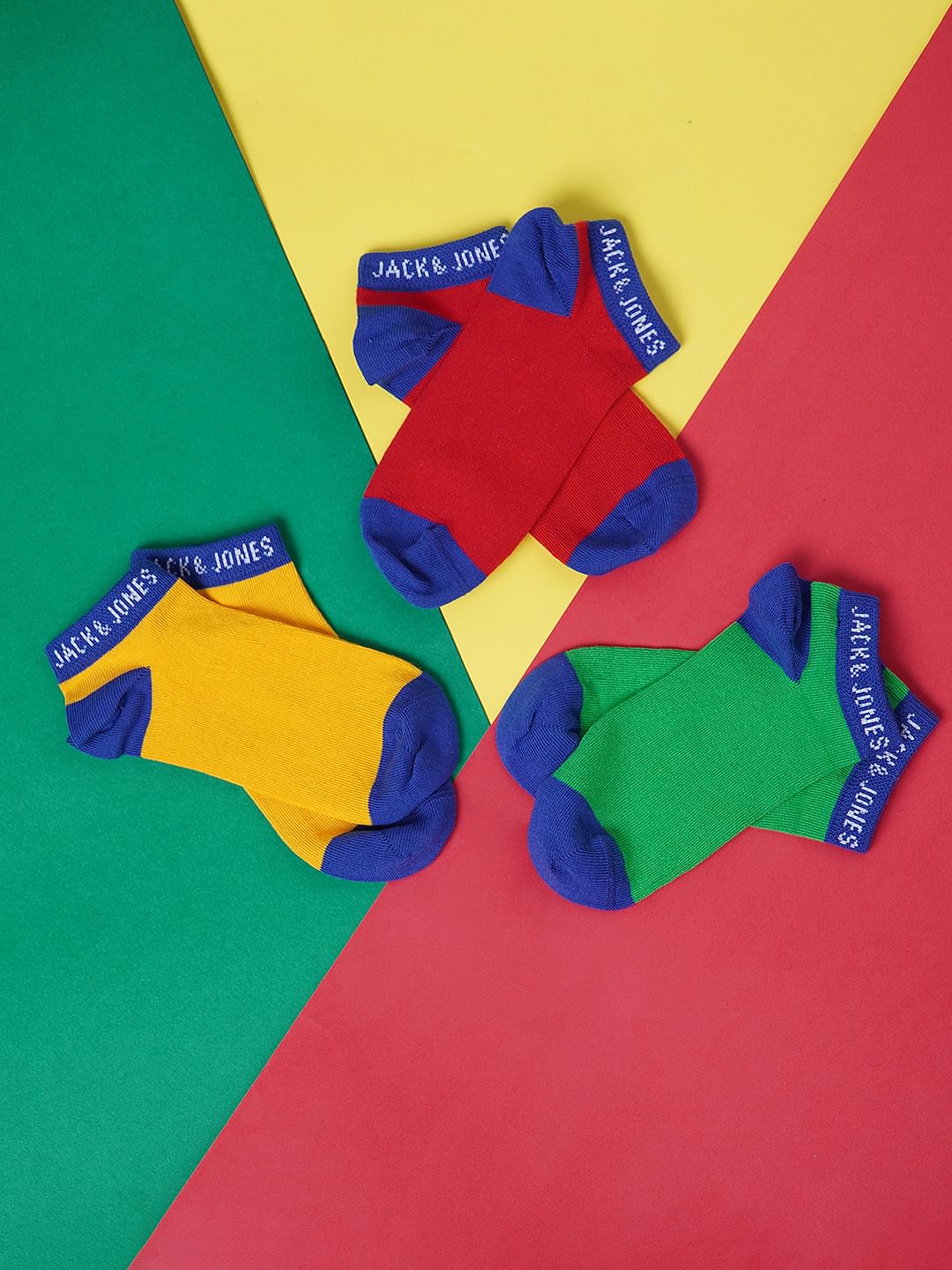 Boys Ankle Length Socks - Pack of 3 - XXL