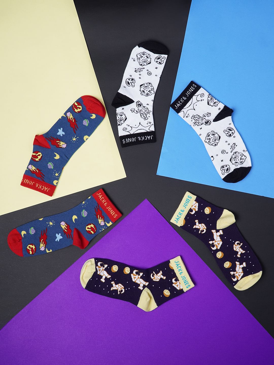 Boys Midi Length Socks - Pack of 3 - M