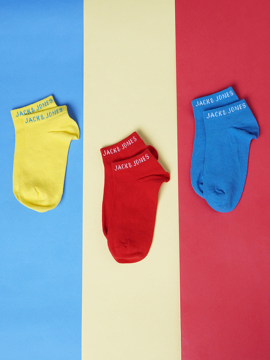 Boys Ankle Length Solid Socks - Pack of 3 - S