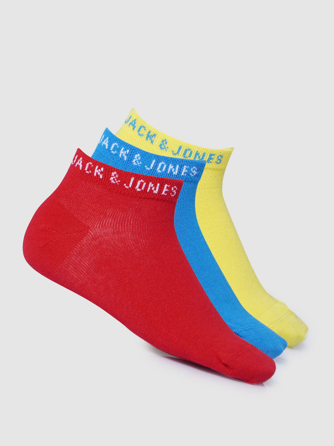 Boys Ankle Length Solid Socks - Pack of 3