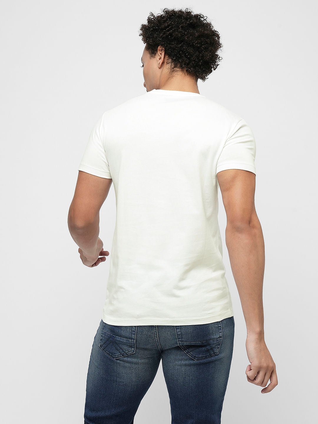 PRODUKT by JACK&JONES White Dog Graphic Print T-shirt