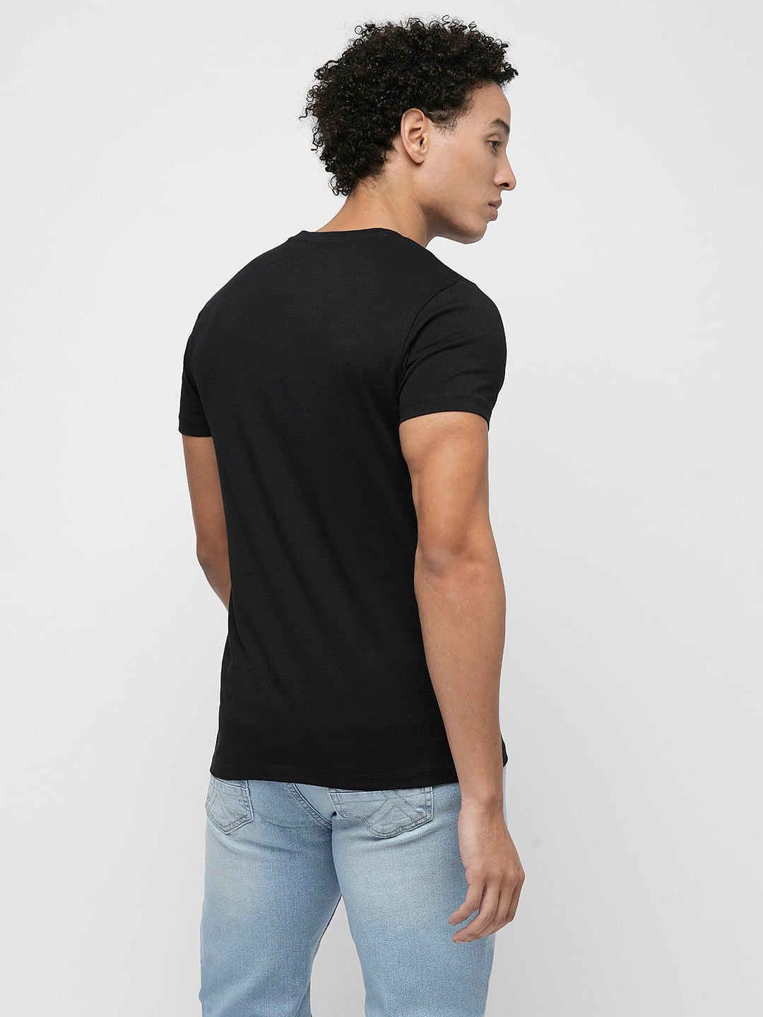 PRODUKT by JACK&JONES Black Doggo Print T-shirt