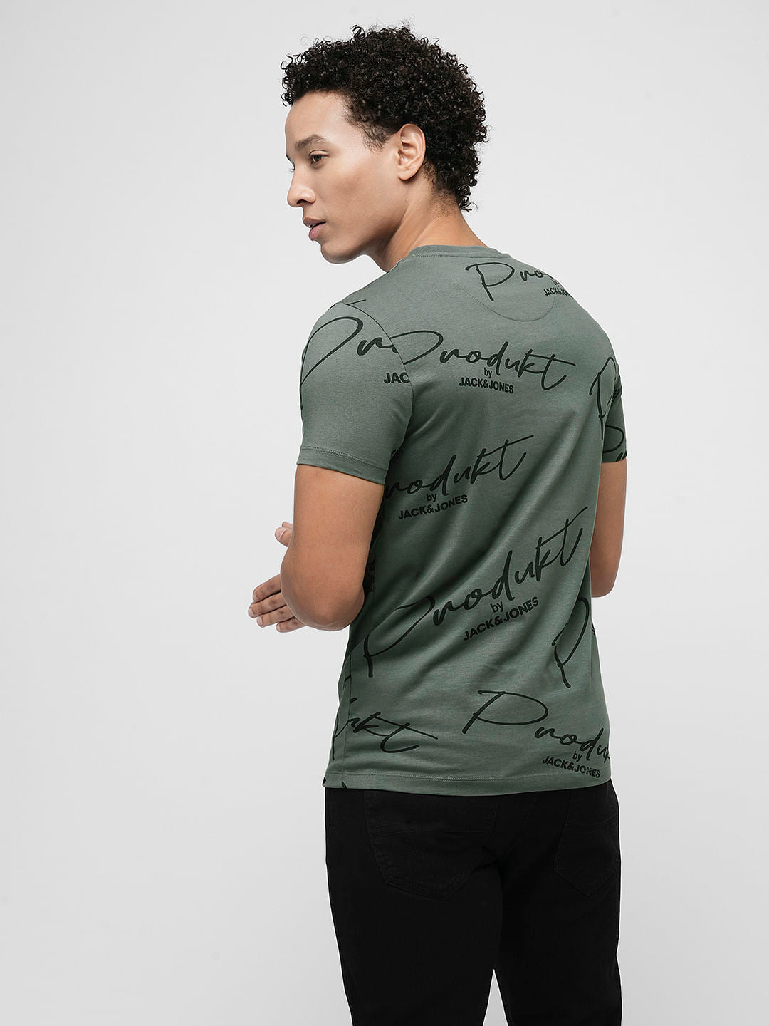 PRODUKT by JACK&JONES Dark Grey Logo Crew Neck T-shirt