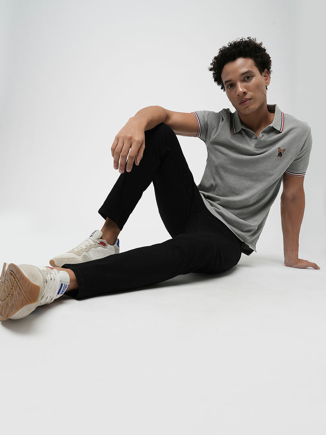 PRODUKT by JACK&JONES Black Mid Rise Slim Fit Jeans - 28
