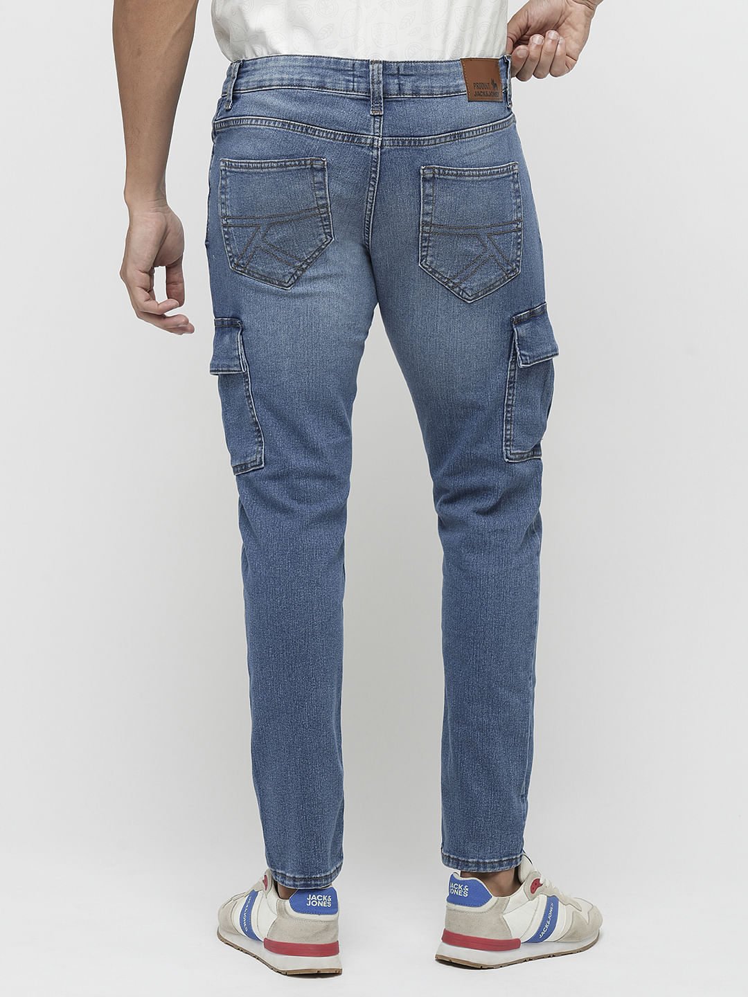 PRODUKT by JACK&JONES Blue Pocket Detail Slim Fit Jeans