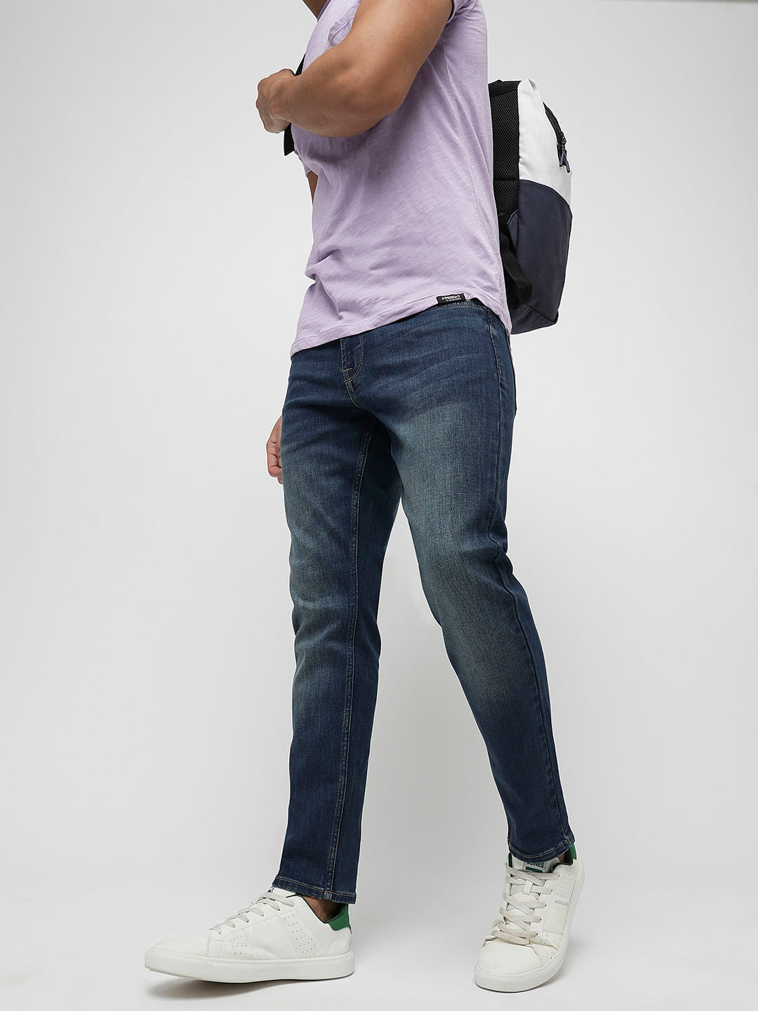 PRODUKT by JACK&JONES Dark Blue Mid Rise Slim Fit Jeans - 28