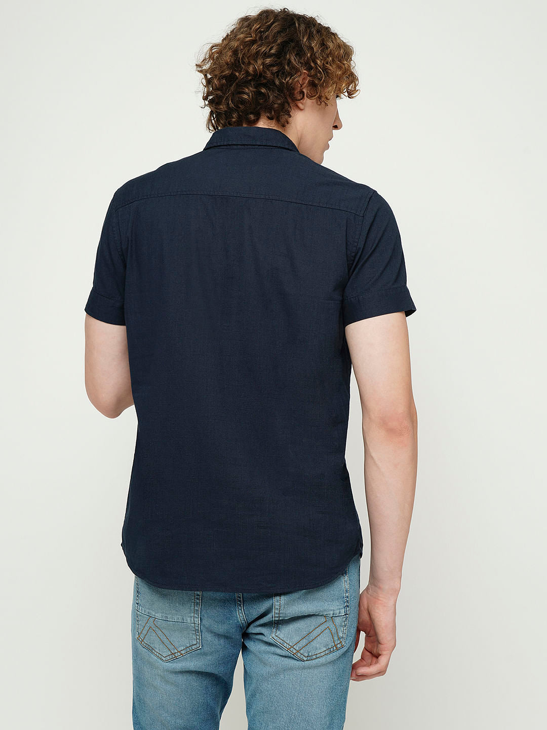 PRODUKT by JACK&JONES Dark Blue Short Sleeves Shirt