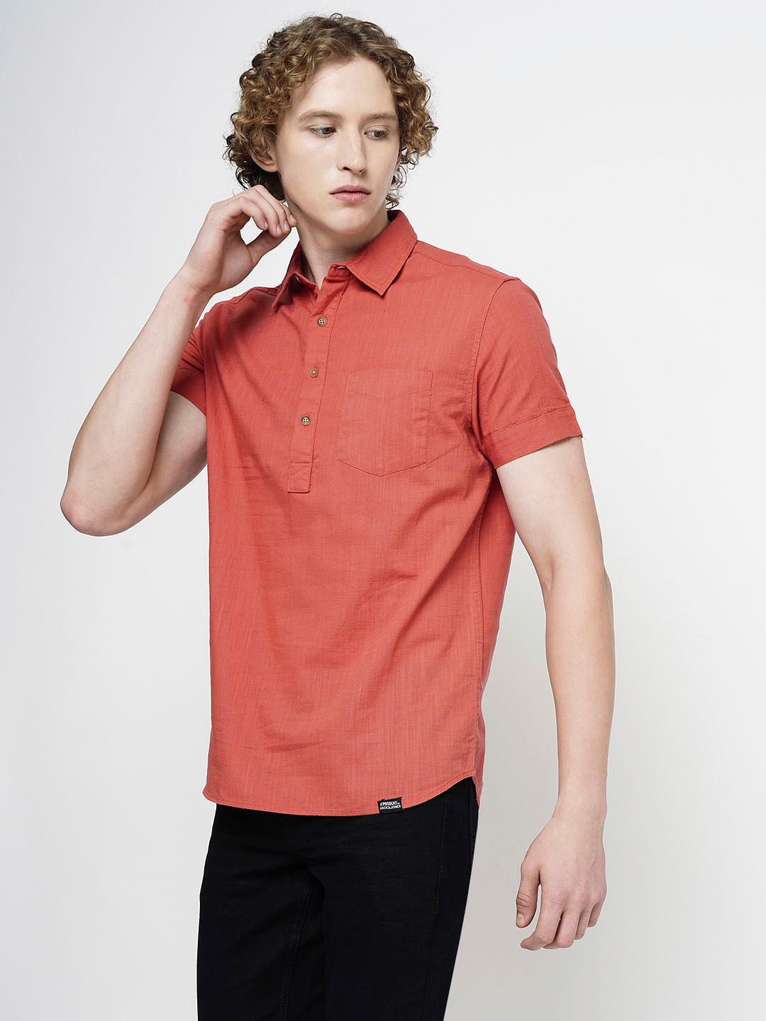 PRODUKT by JACK&JONES Red Short Sleeves Shirt