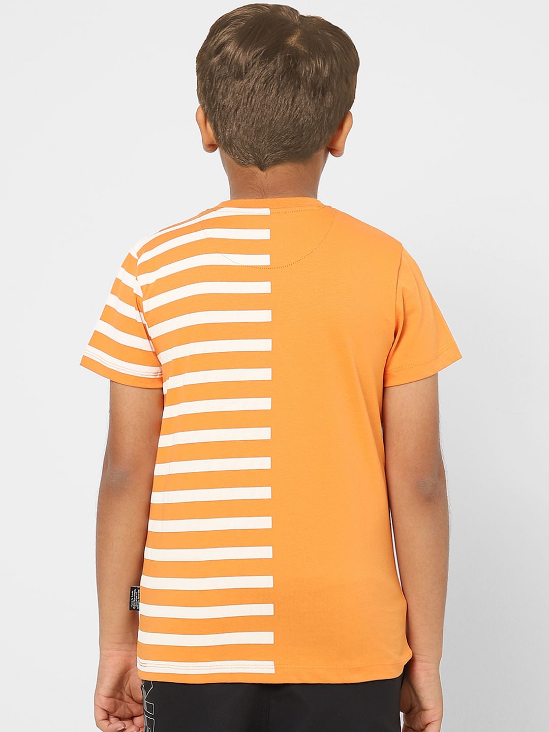 Boys X Kung Fu Panda Orange Graphic Print T-shirt