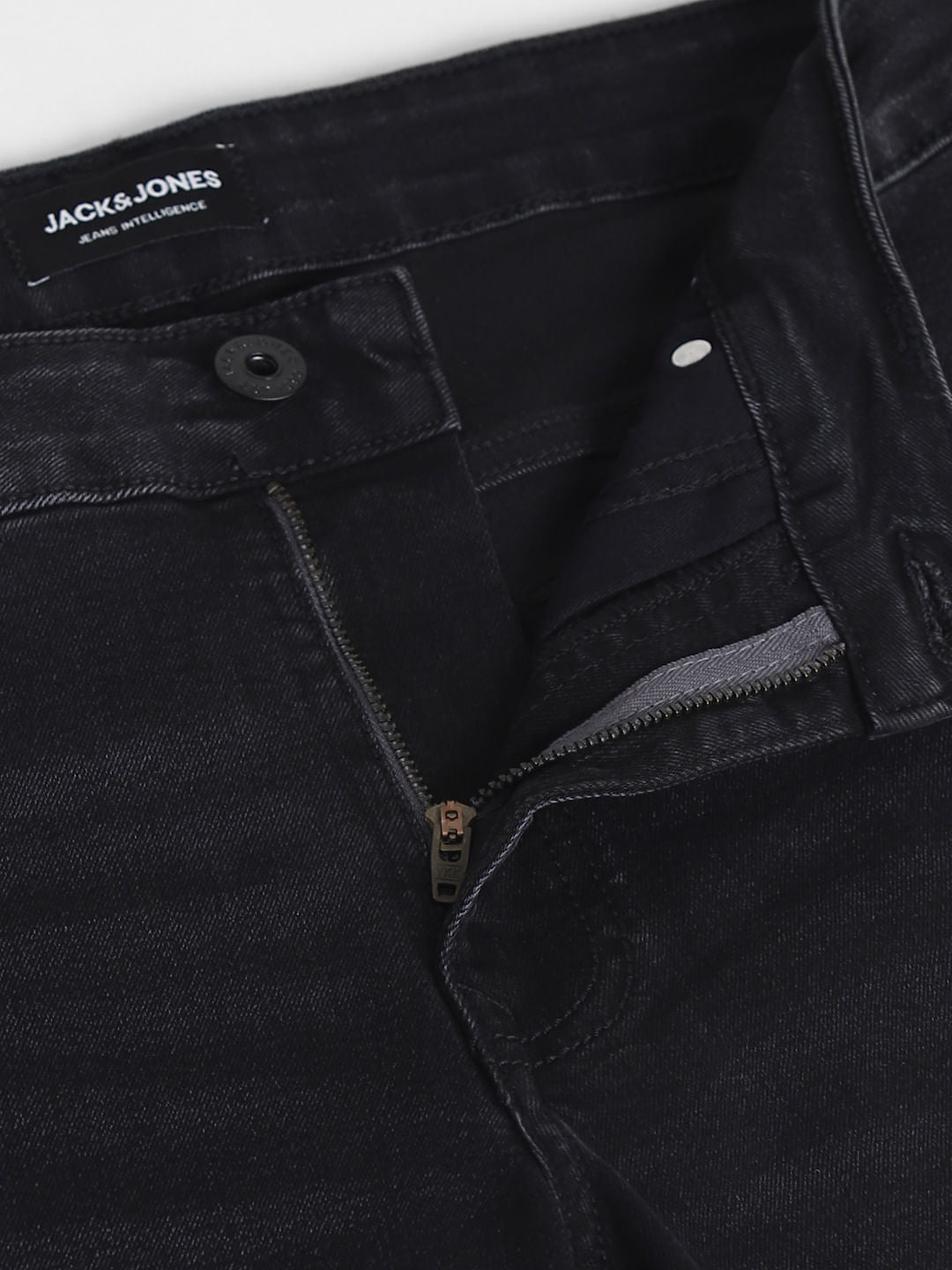 Dark Grey Low Rise Slim Fit Jeans