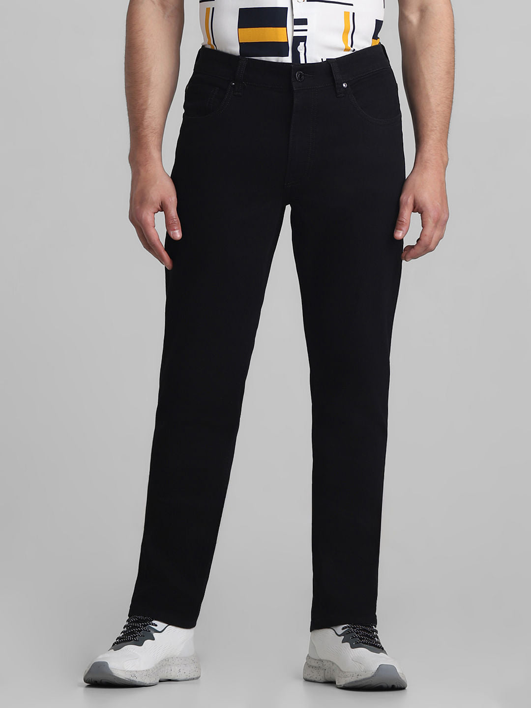 Black Low Rise Tim Anti Fit Jeans - 28/30