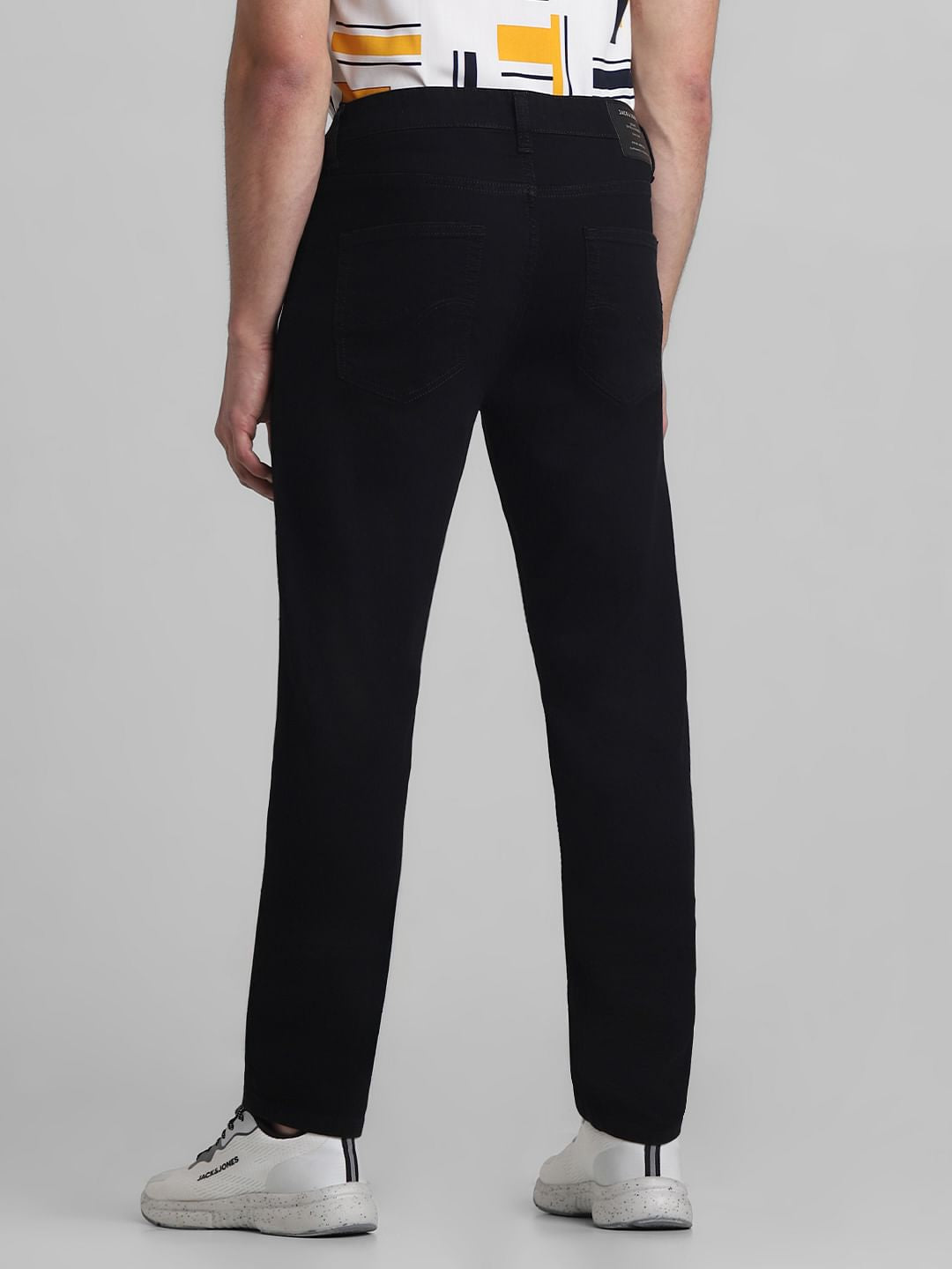Black Low Rise Tim Anti Fit Jeans
