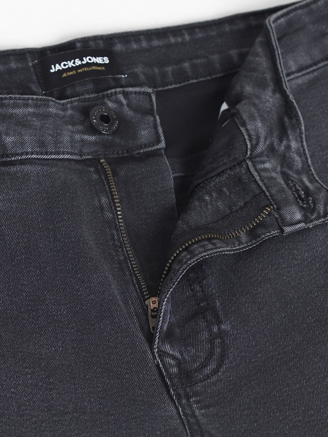 Dark Grey Low Rise Slim Fit Jeans