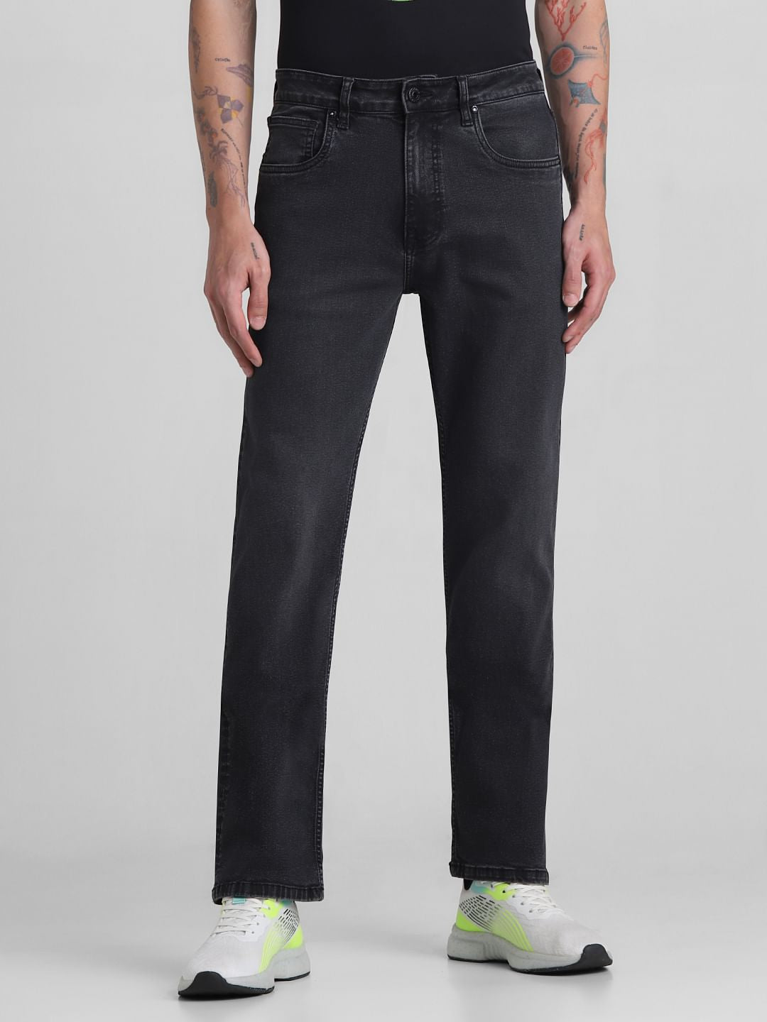 Dark Grey High Rise Ray Bootcut Jeans