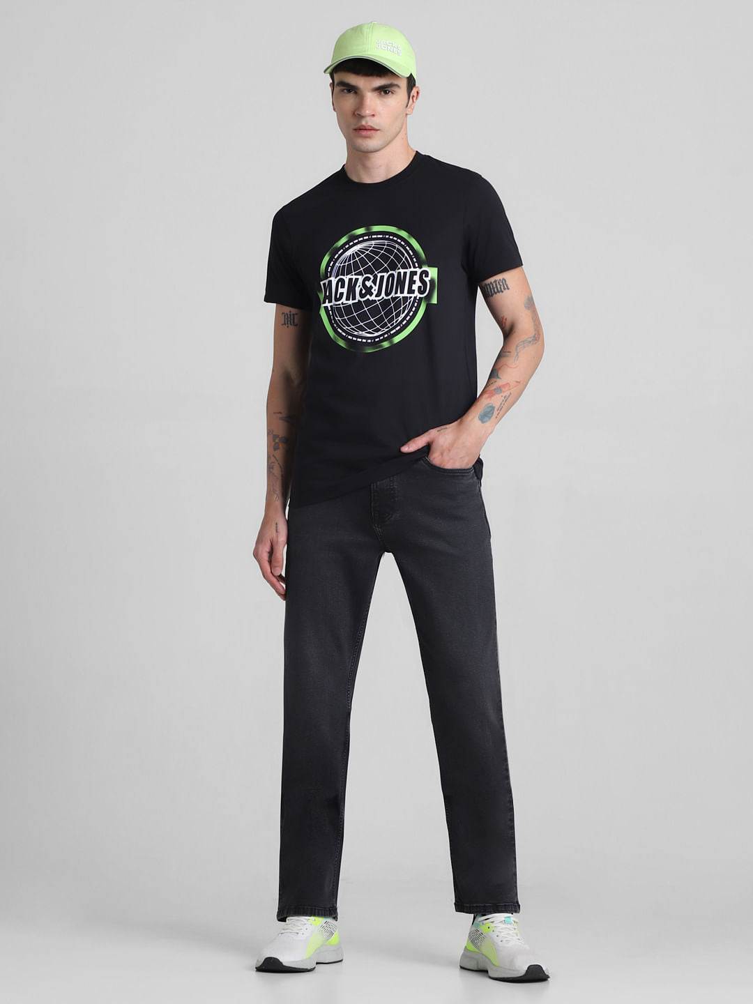 Dark Grey High Rise Ray Bootcut Jeans