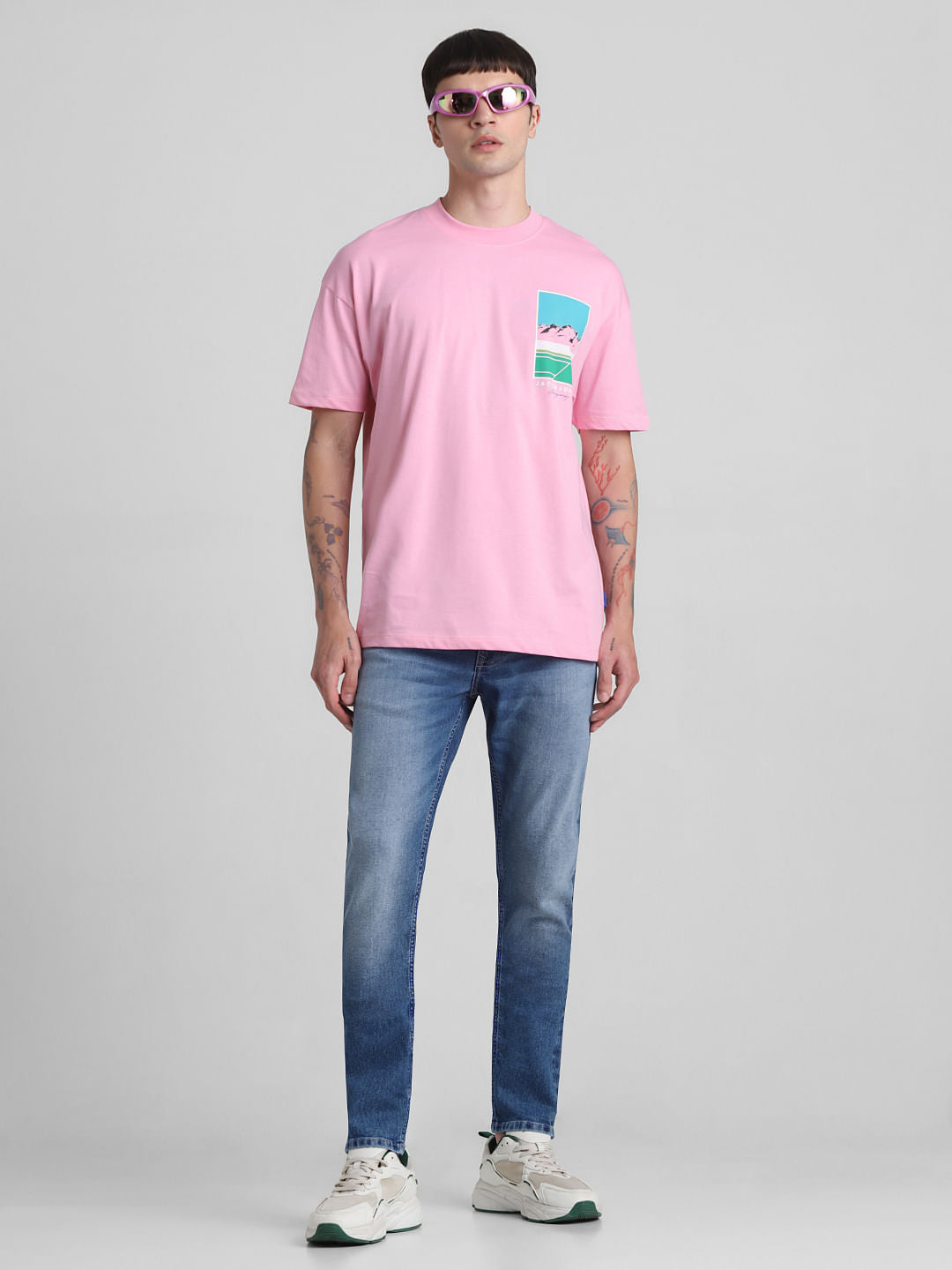 Light Blue Low Rise Skinny Fit Jeans