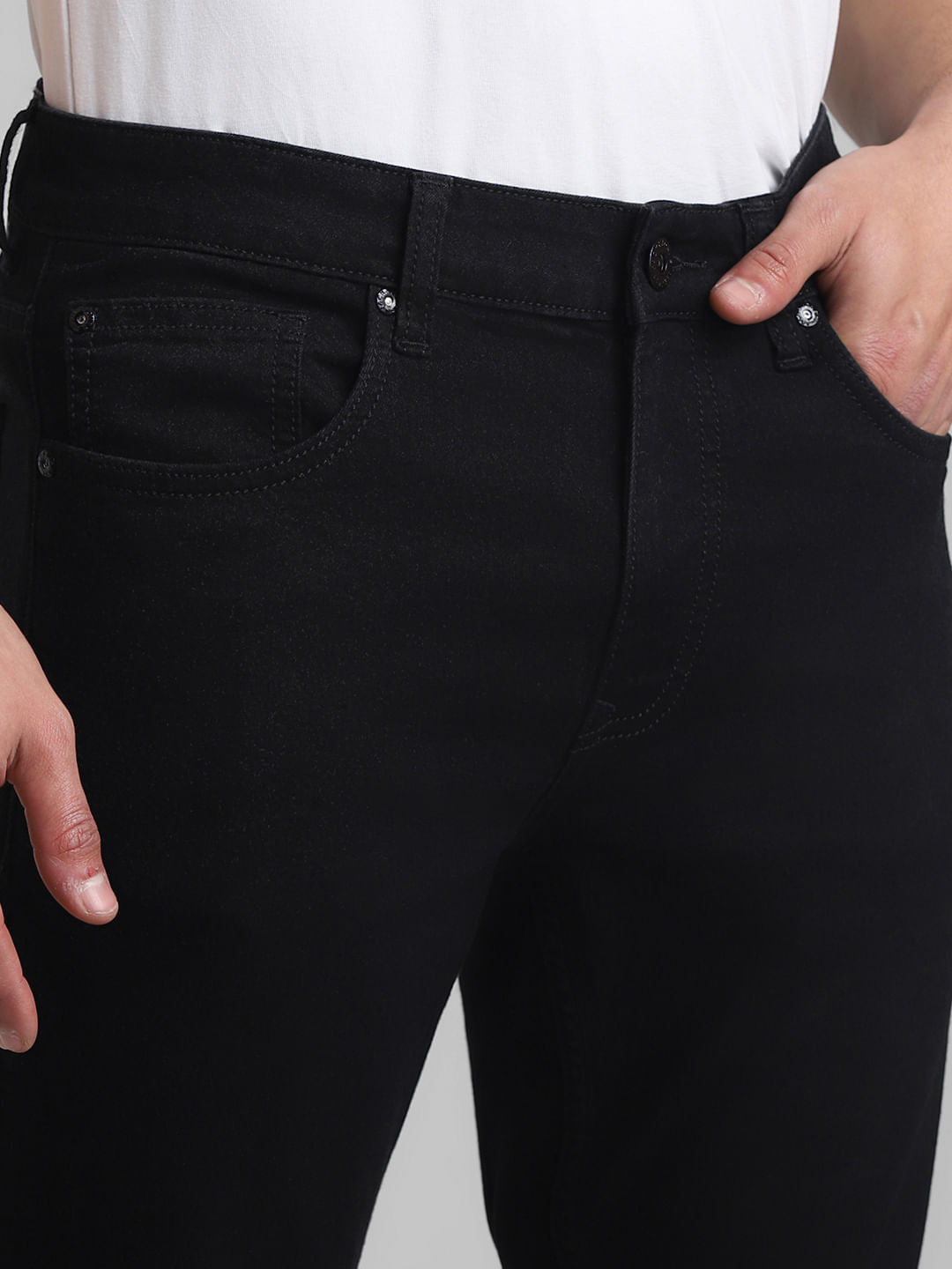 Black Low Rise Ben Skinny Jeans