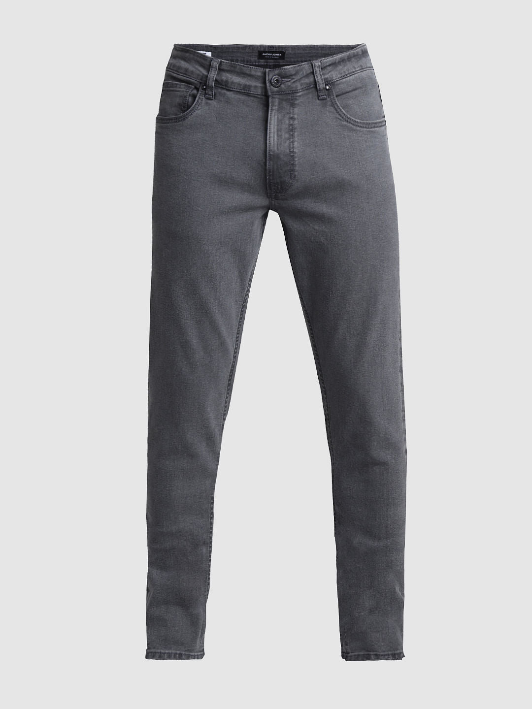 Grey Low Rise Glenn Slim Fit Jeans