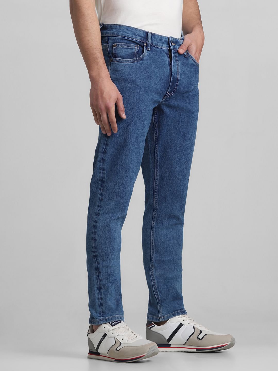 Light Blue Low Rise Glenn Slim Fit Jeans
