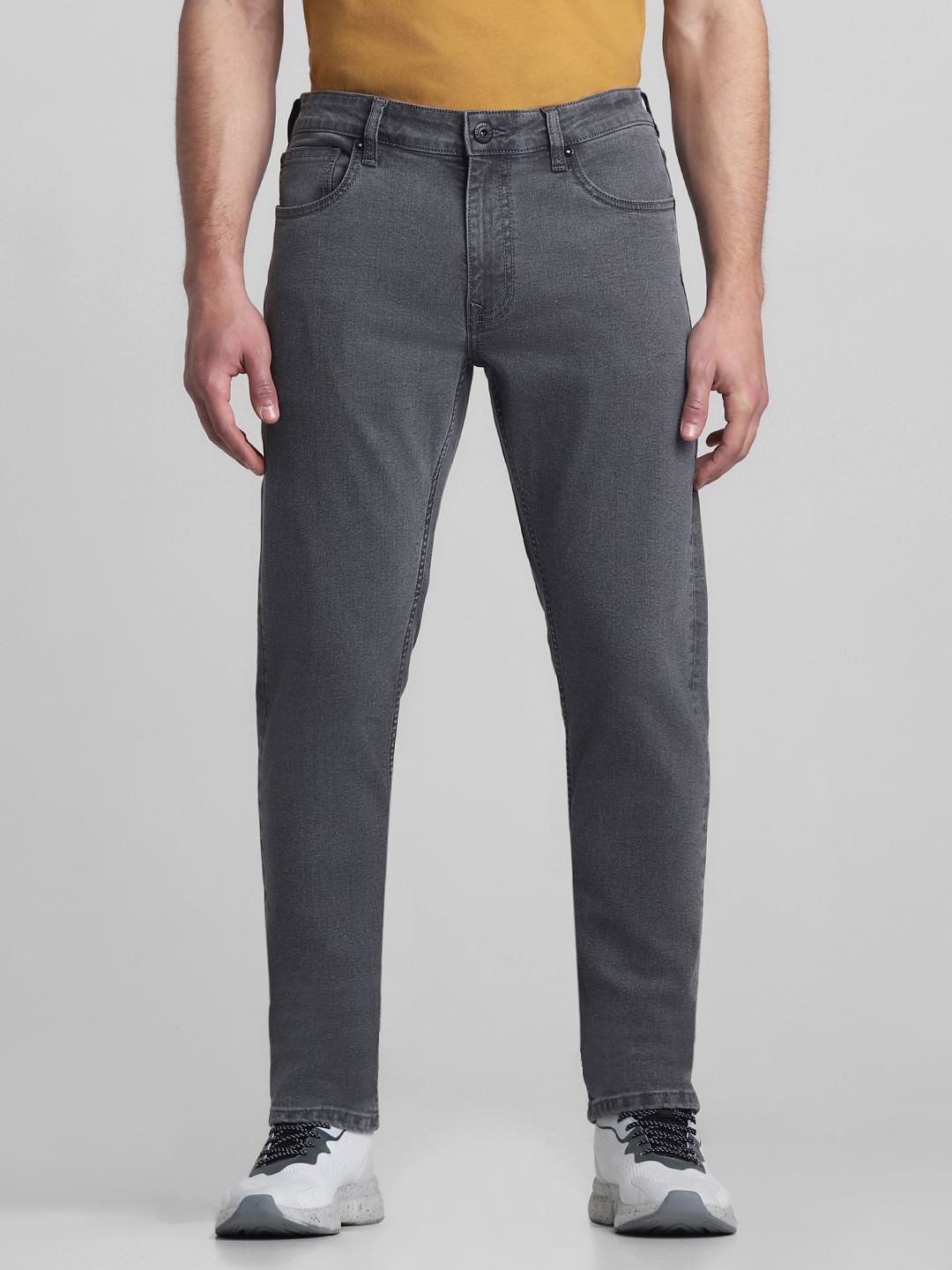Grey Low Rise Ben Skinny Fit Jeans - 28/30