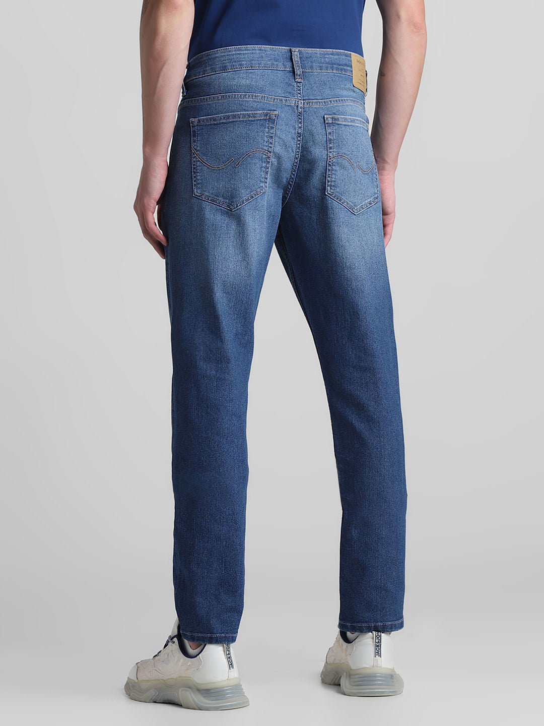 Blue Low Rise Glenn Slim Fit Jeans