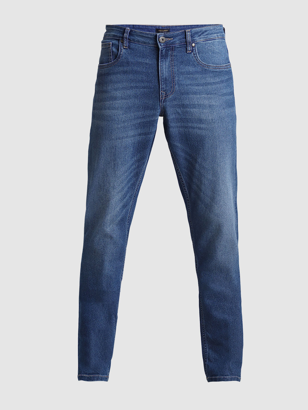 Blue Low Rise Glenn Slim Fit Jeans