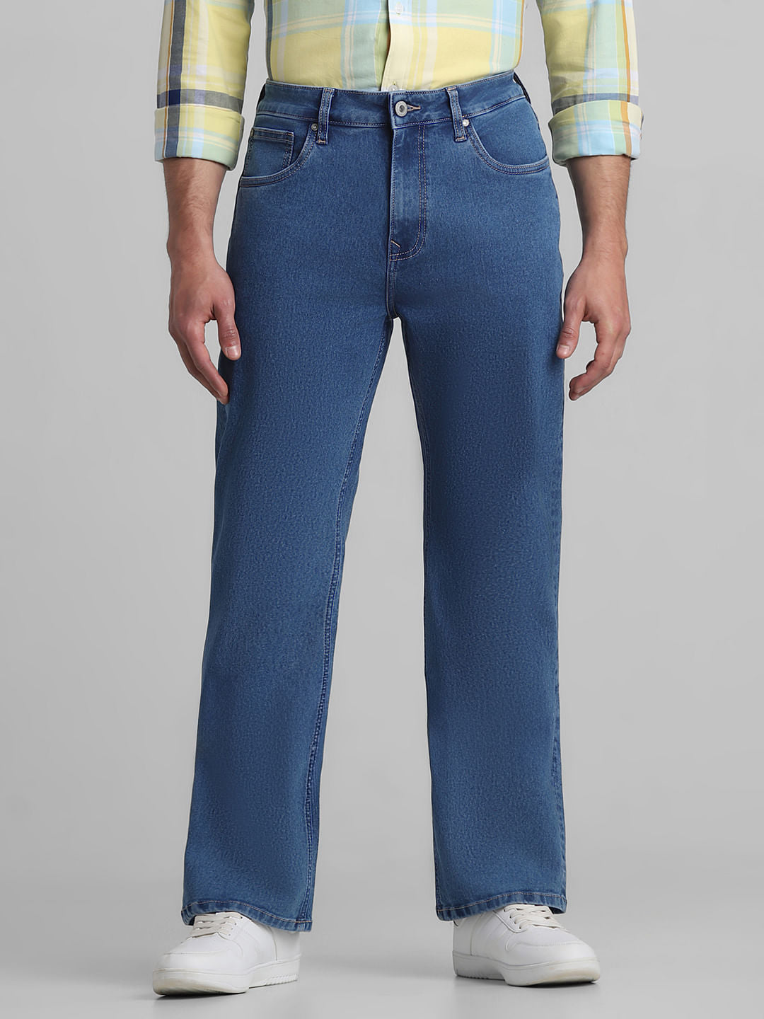 Blue High Rise Ray Bootcut Jeans - 28/30