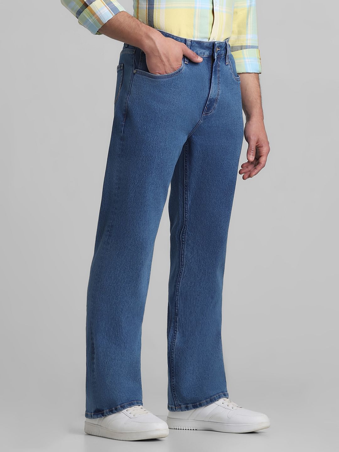 Blue High Rise Ray Bootcut Jeans