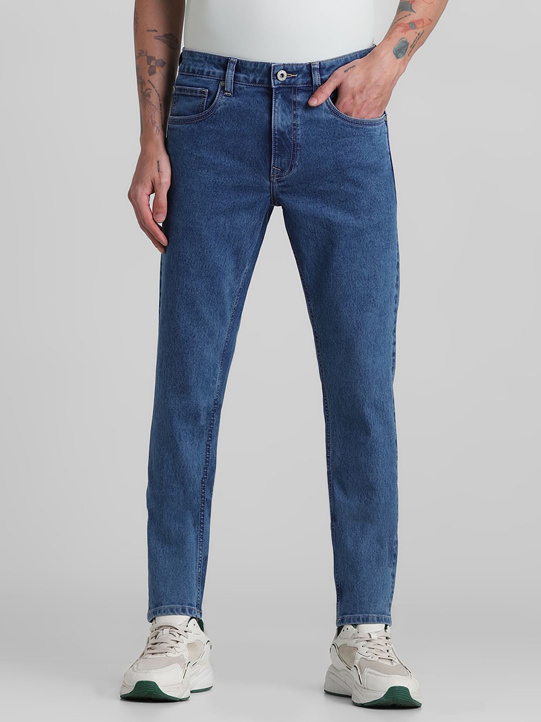 Light Blue Low Rise Ben Skinny Fit Jeans - 28/30