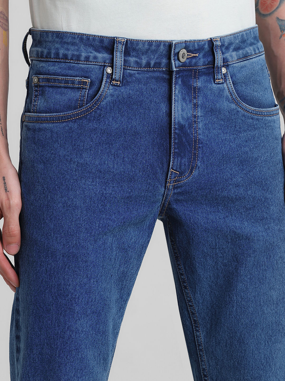 Light Blue Low Rise Ben Skinny Fit Jeans