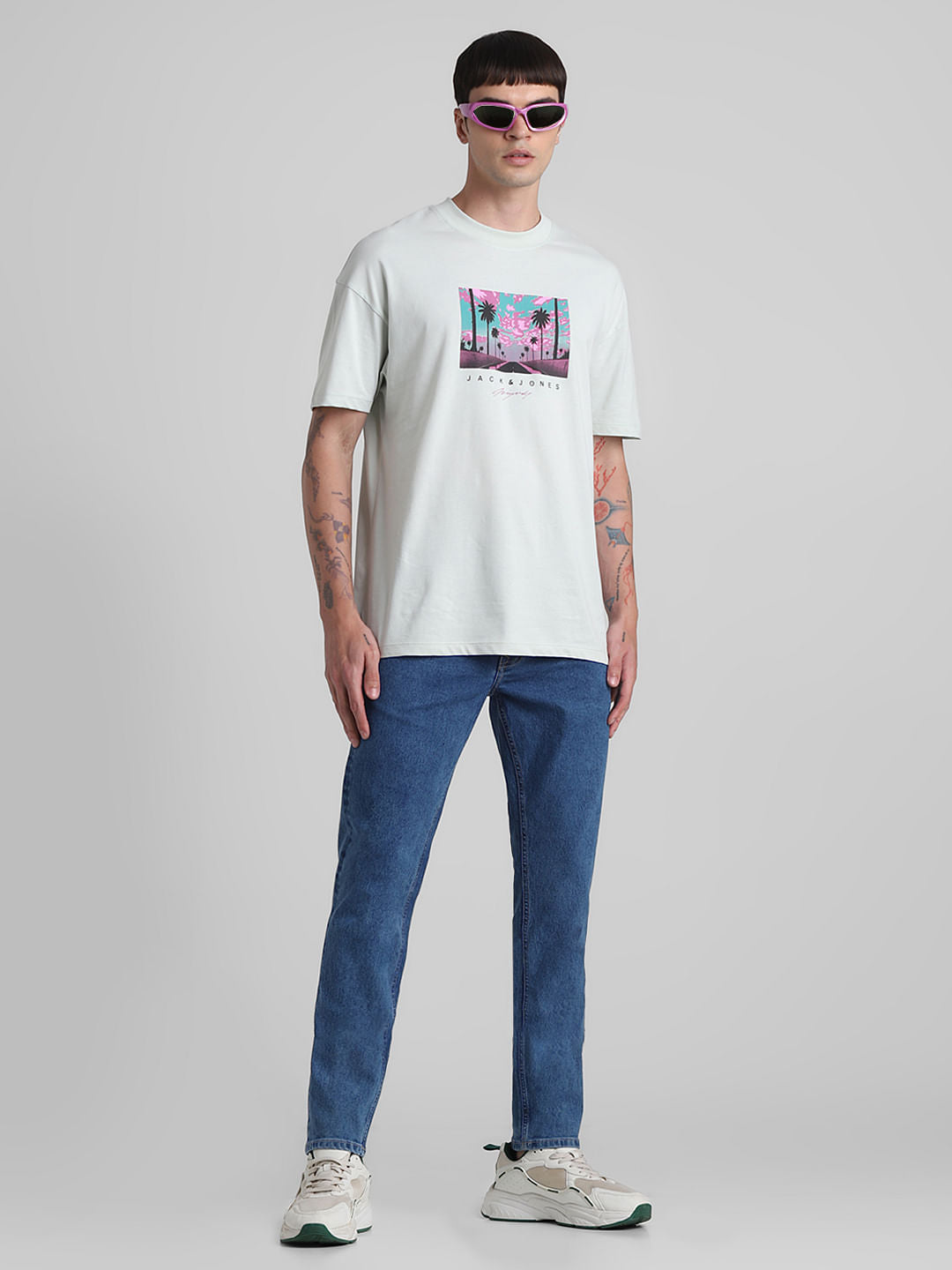 Light Blue Low Rise Ben Skinny Fit Jeans