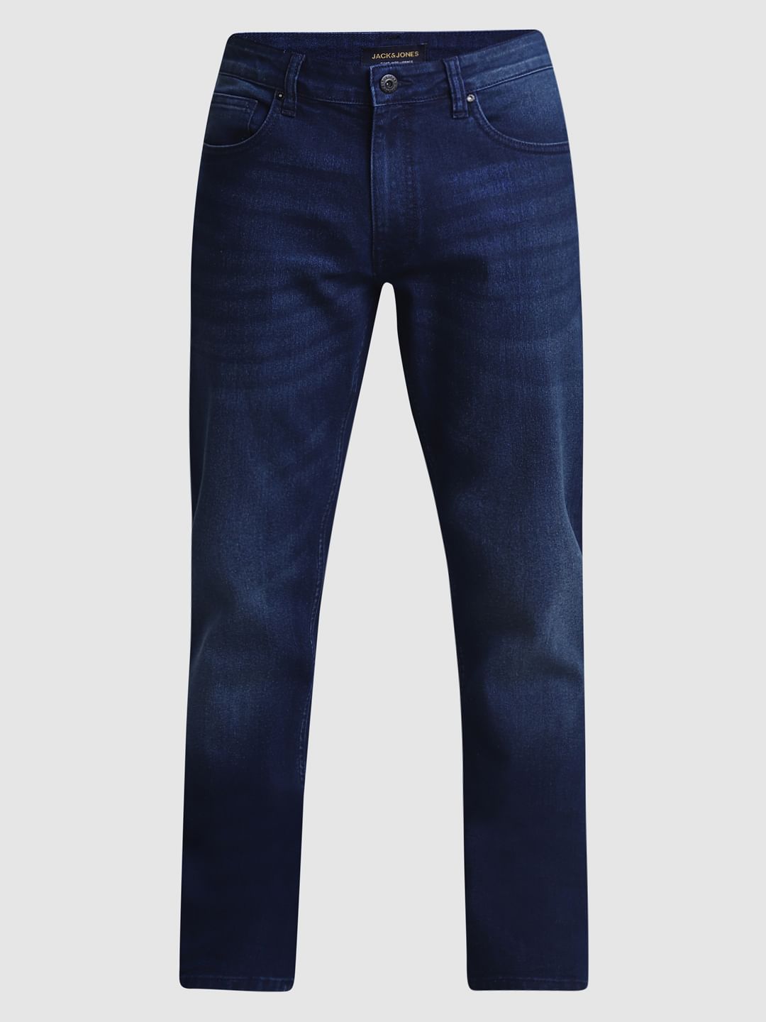 Dark Blue Low Rise Tim Slim Fit Jeans