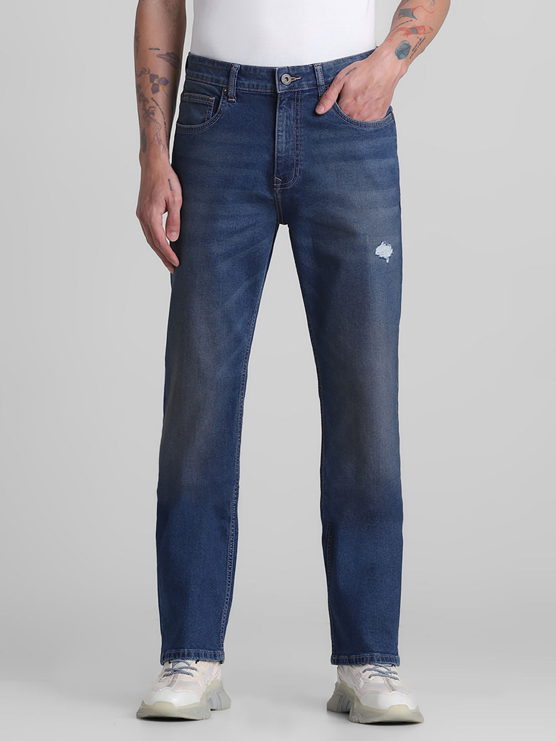Blue High Rise Ray Bootcut Jeans