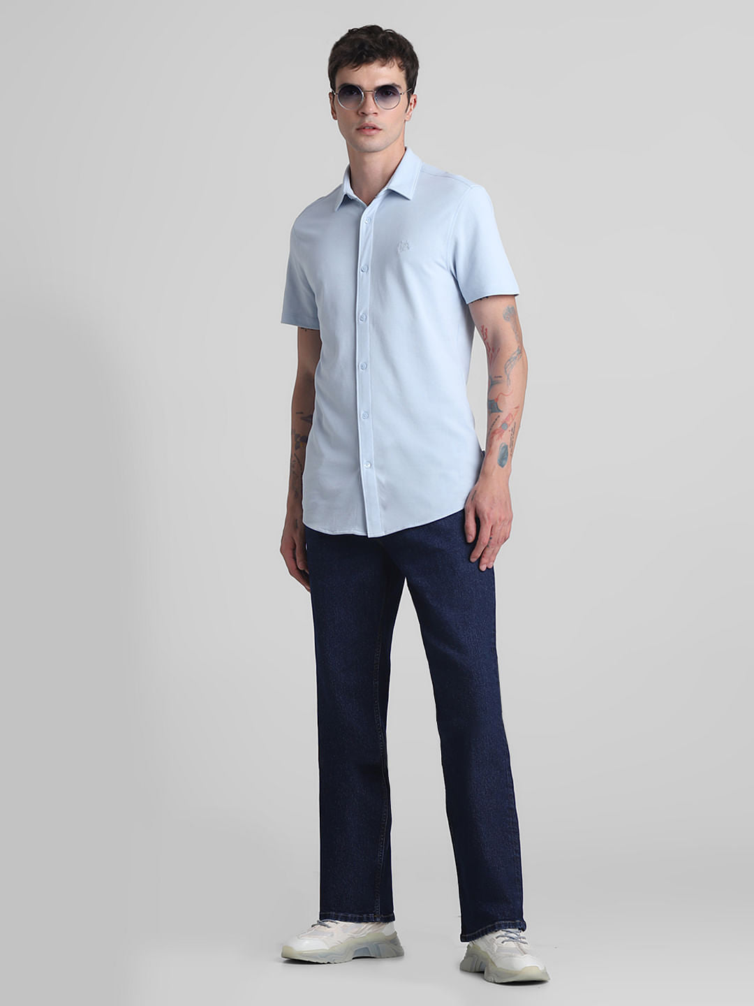 Blue High Rise Ray Bootcut Jeans