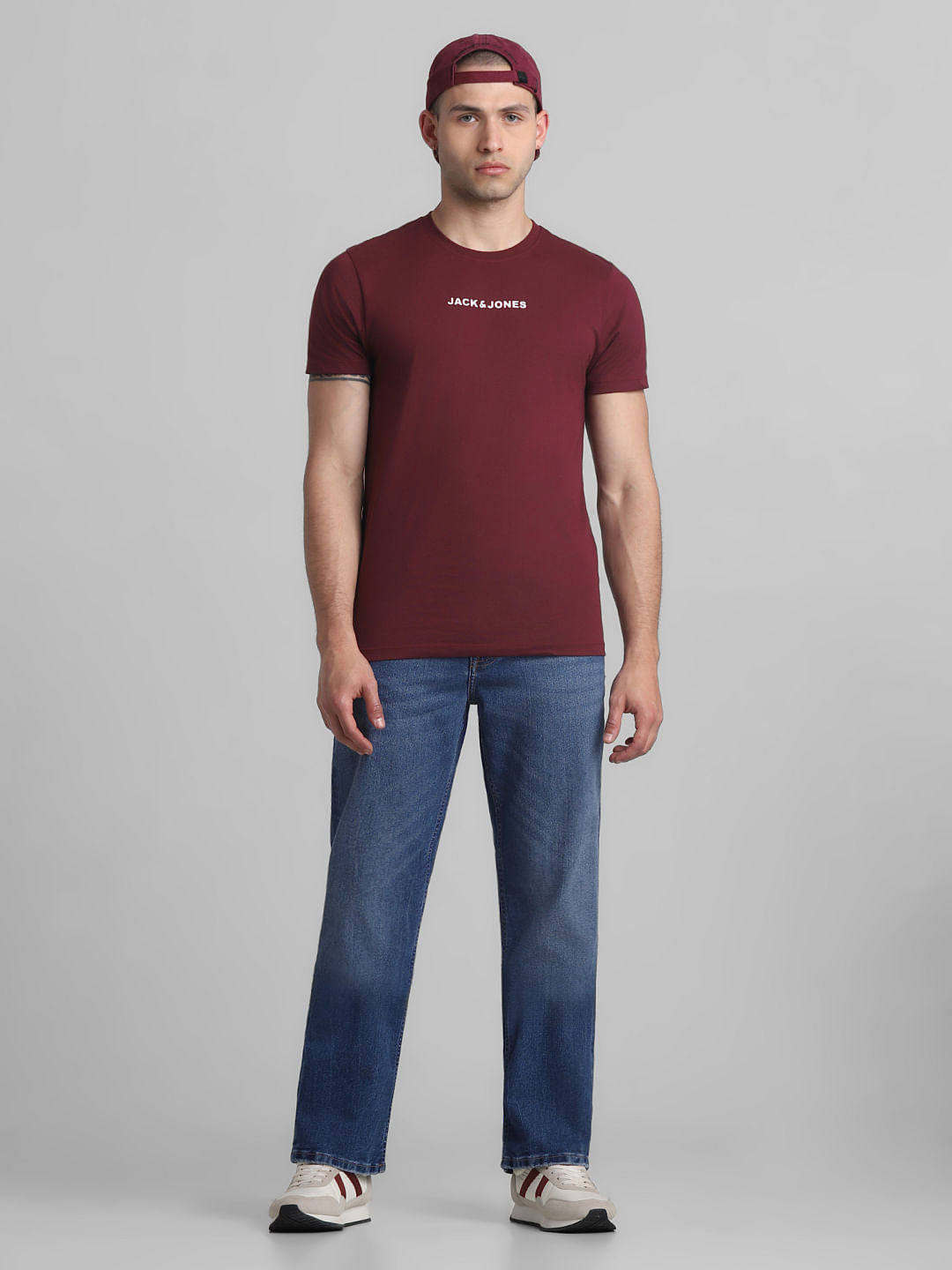 Blue High Rise Washed Ray Bootcut Jeans