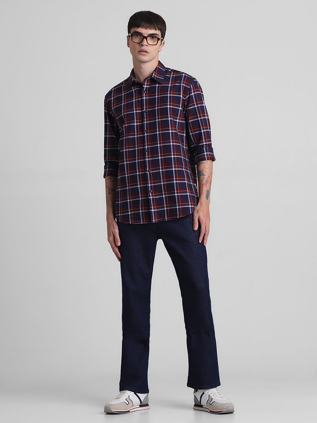 Dark Blue High Rise Ray Bootcut Jeans