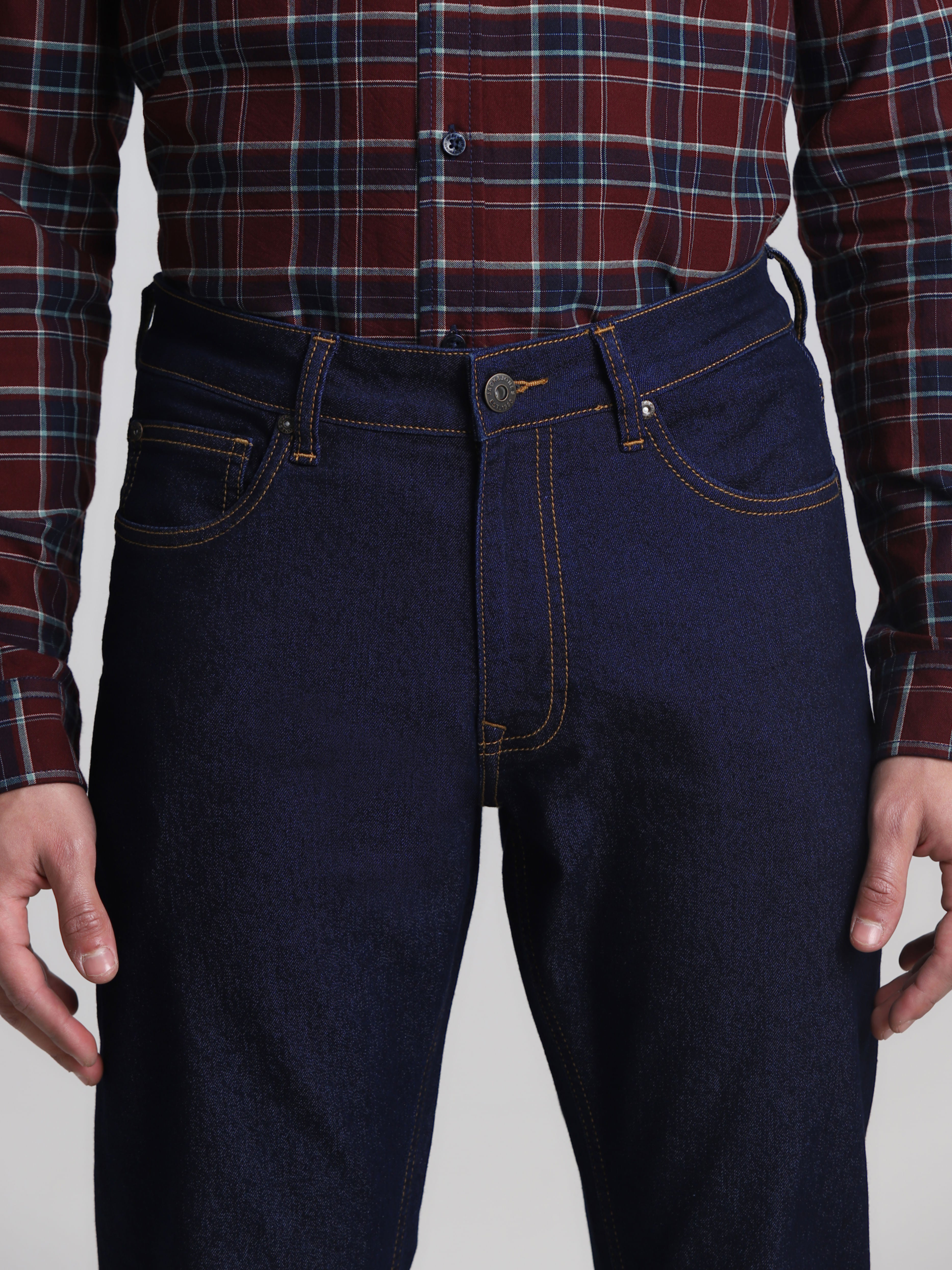 Dark Blue Low Rise Ben Skinny Jeans