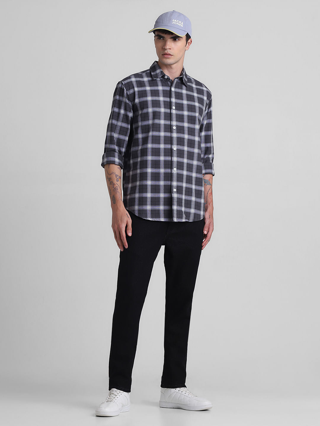 Black Low Rise Ben Skinny Fit Jeans