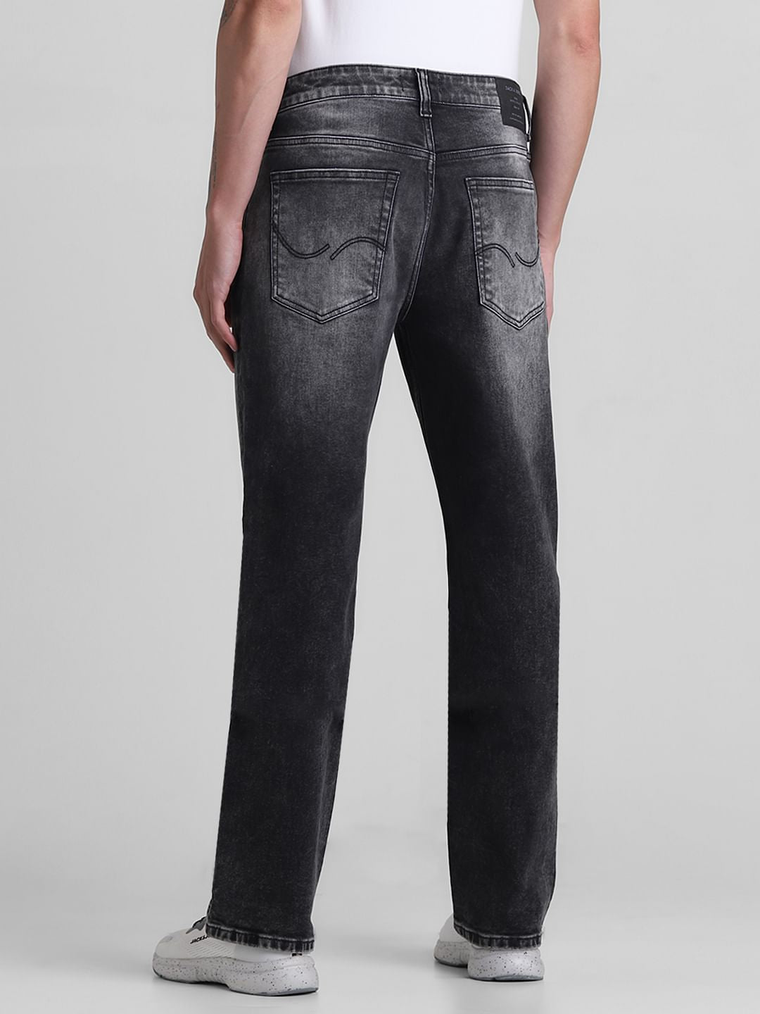 Grey High Rise Ray Bootcut Fit Jeans
