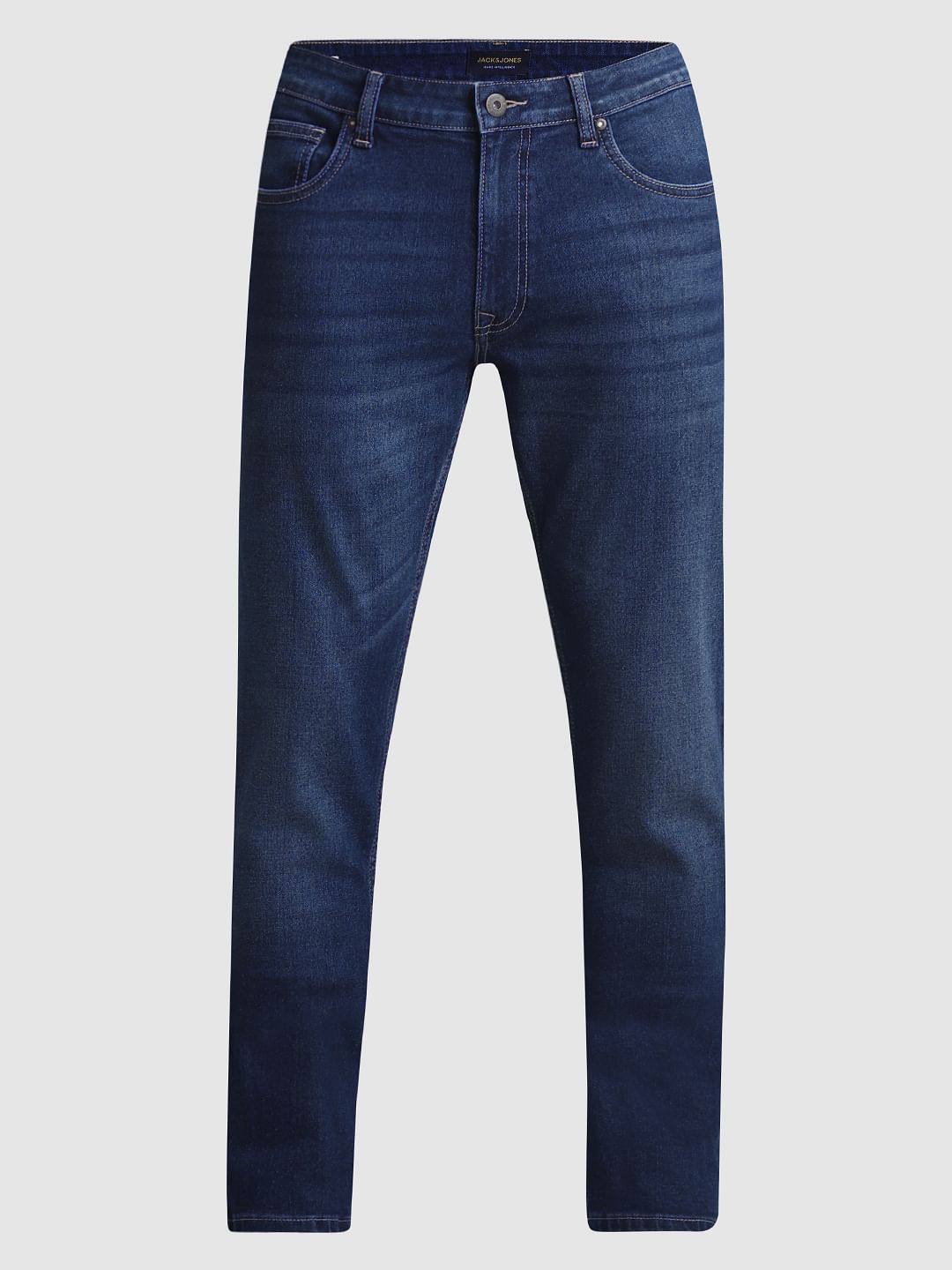 Blue Low Rise Tim Slim Jeans