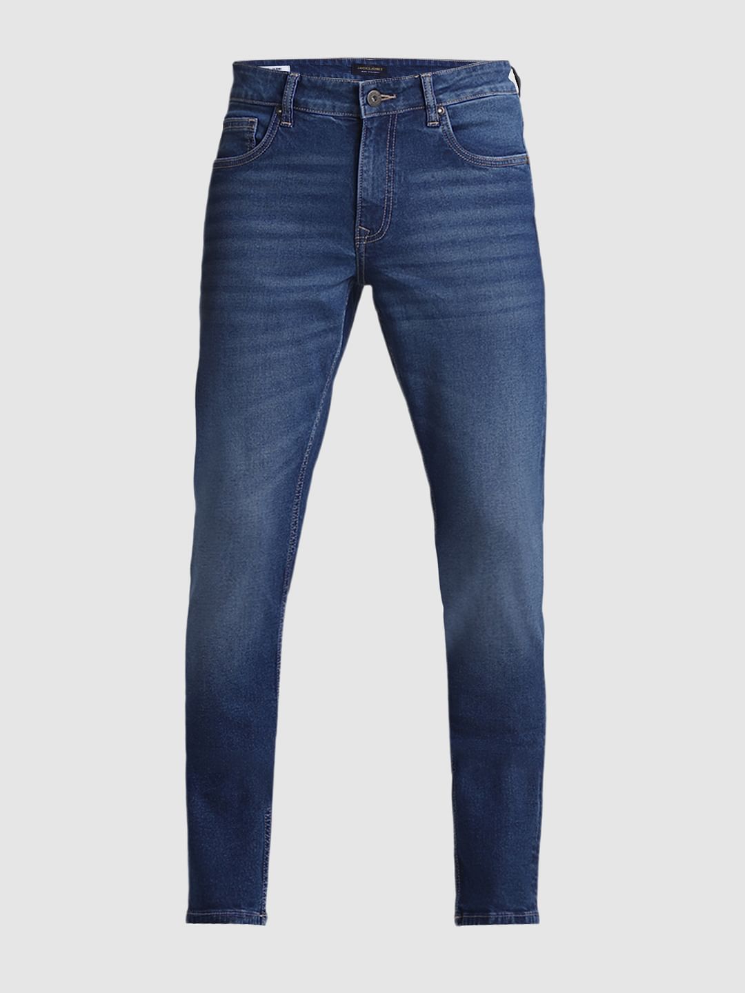 Blue Low Rise Glenn Slim Fit Jeans